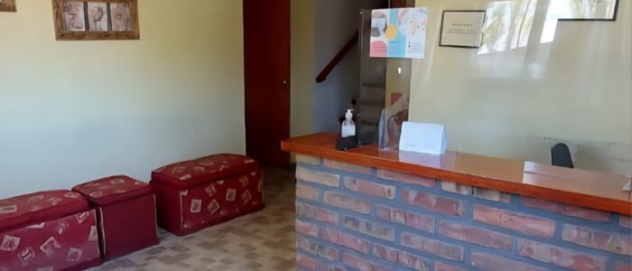Sala de espera del consultorio odontologico Odontologa Maria Lourdes